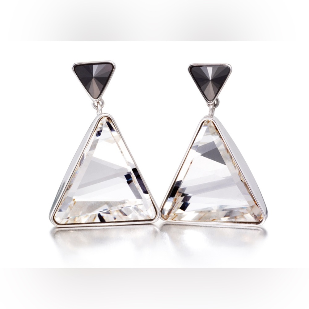 Swarovski Crystal Drop Earrings - Picture 1 of 2